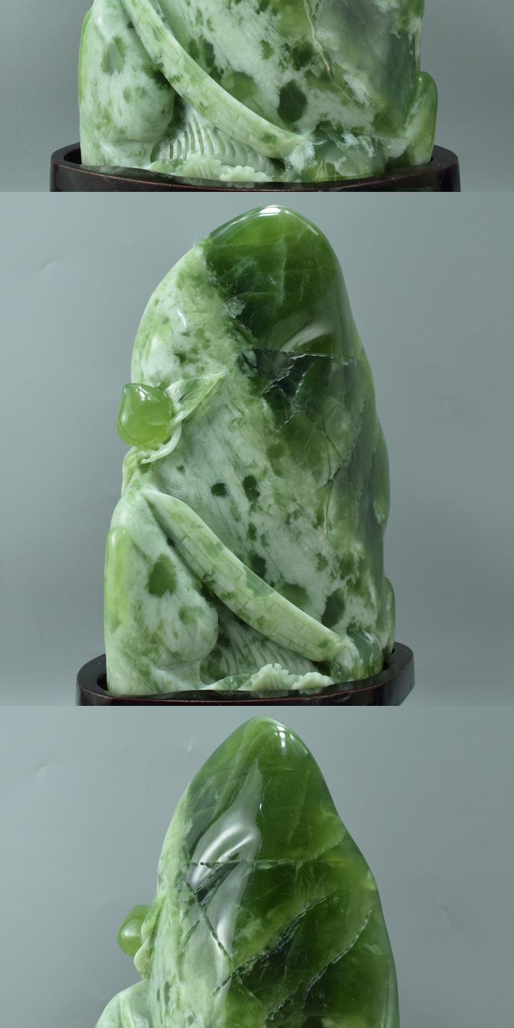 辽宁岫玉摆件岫玉摆件天然辽宁岫岩玉山水雕件珠宝奇石原石风水工艺