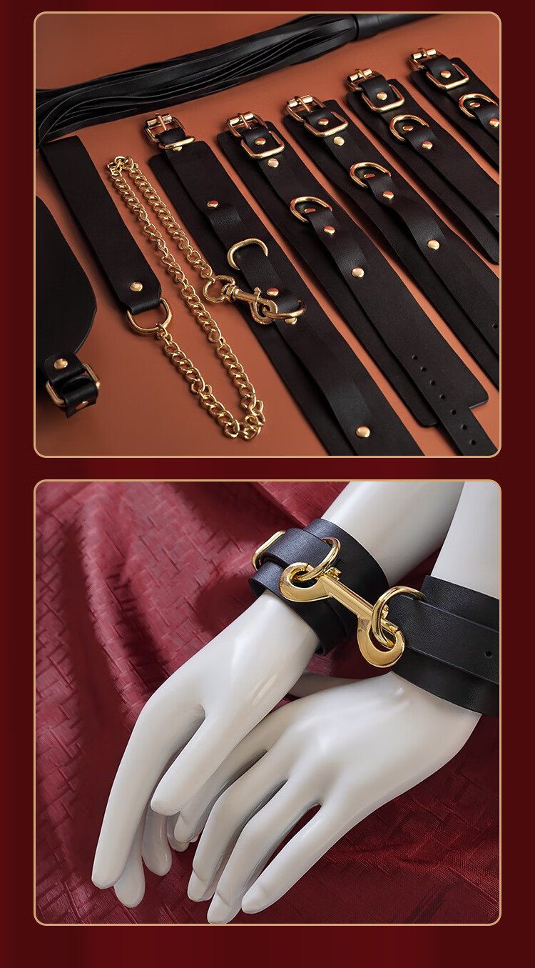 姬欲 捆绑套装夫妻挑情侣教导成人束缚情趣性用品另类玩具 收纳皮包