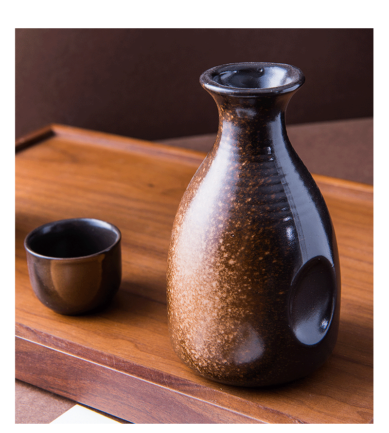 莱妙依 日本清酒杯套装酒具日式日式酒杯家用陶瓷白酒杯创意清酒壶