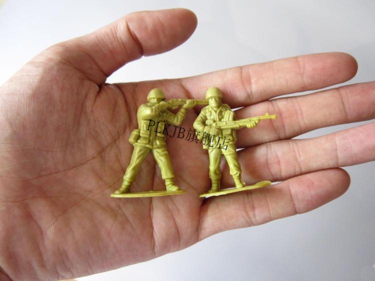 玩具 二战兵人玩具套装八路军小士兵模型打仗小军人打仗玩具礼盒装