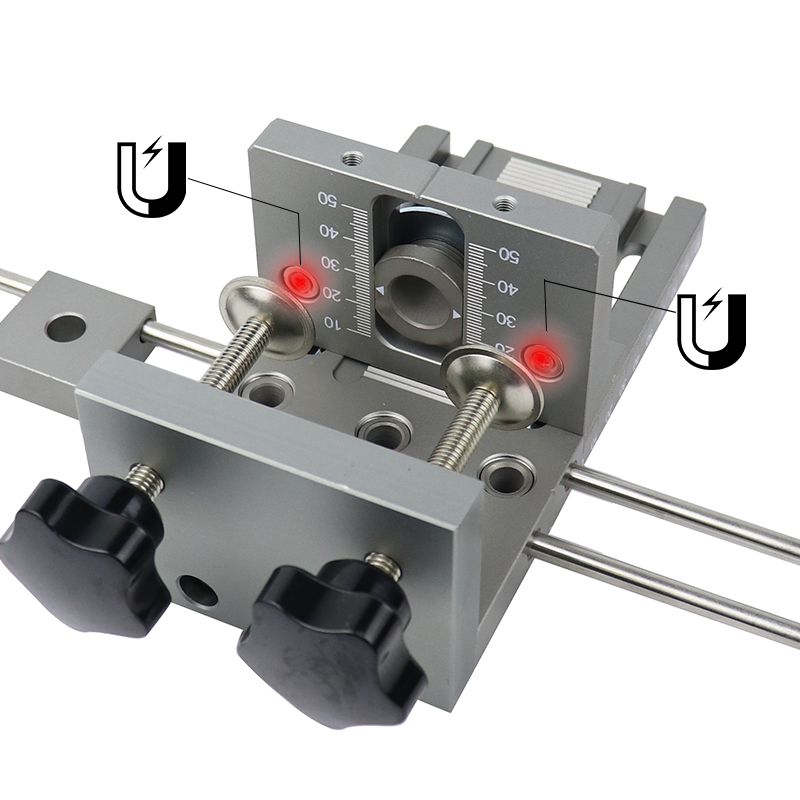 直孔打孔器三合一打孔定位器拼板連接打孔定位器木工開孔器