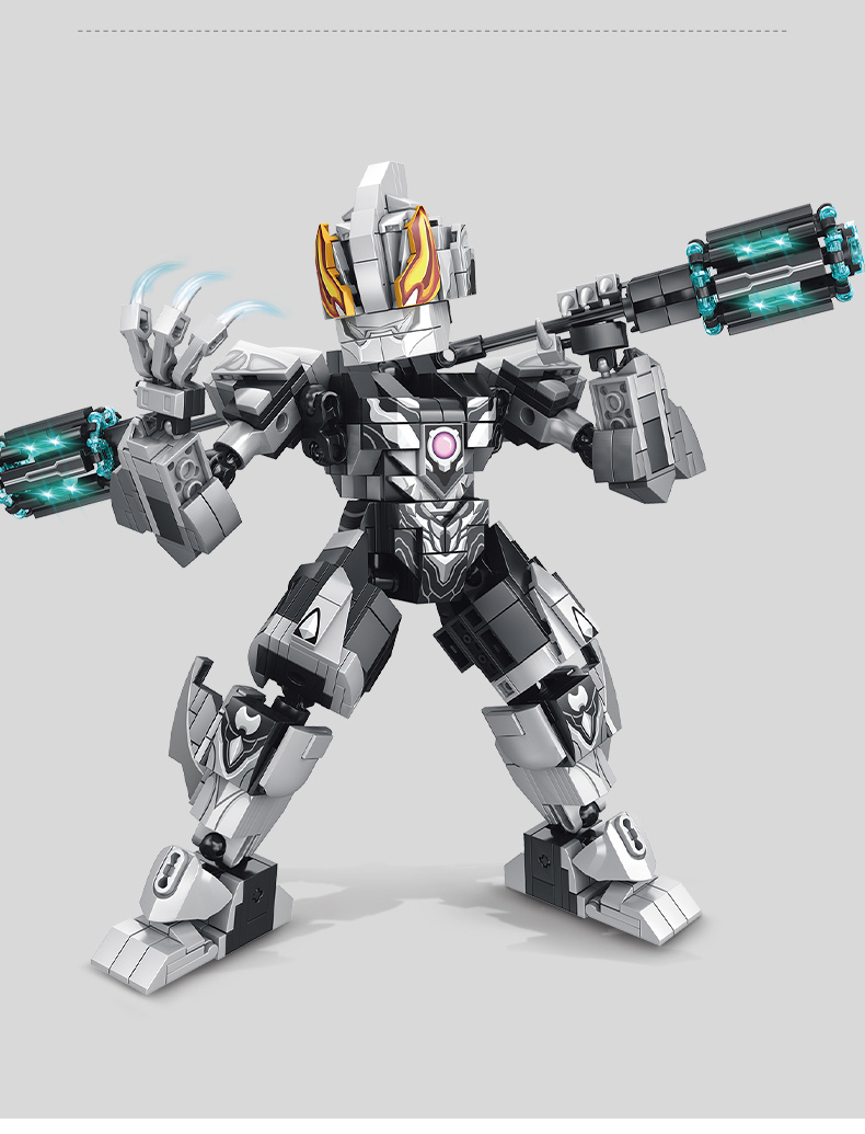 奥特曼系列拼装儿童玩具男孩赛罗0岁以上机甲6同款煌闪欧布欧布圣光之