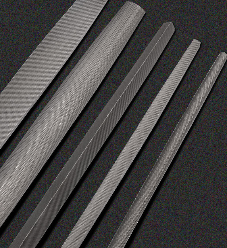 锉刀钢锉钳工木工锉锉刀扁高碳钢平板半圆三角圆打磨金属平锉子8寸