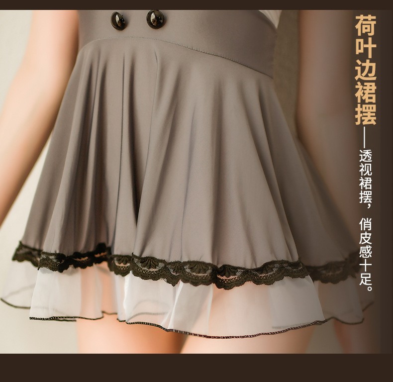 曼烟情趣内衣女诱惑兔女郎jk制服套装连体衣免脱性感睡衣短裙情趣丝袜