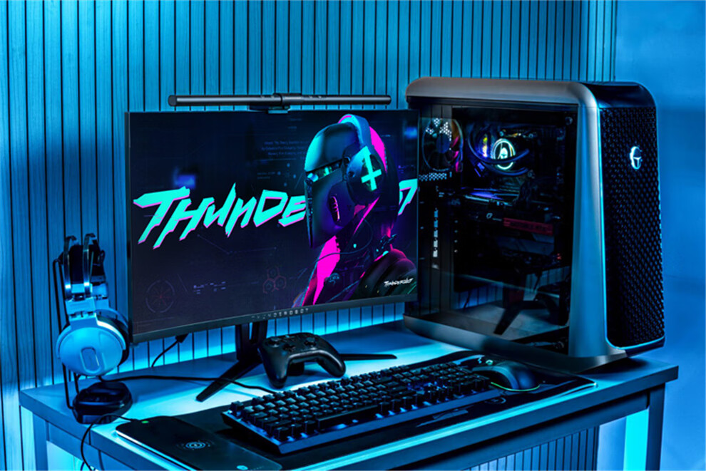 雷神(thunderobot)911黑武士 吃鸡游戏台式机电脑主机做图设计编程144