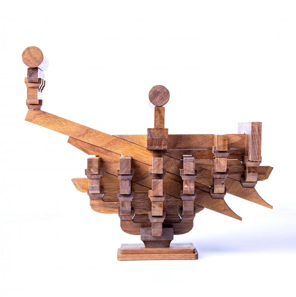 宋式六铺作补间斗拱110斗栱教具实木古建筑榫卯独乐积木六铺作柱头