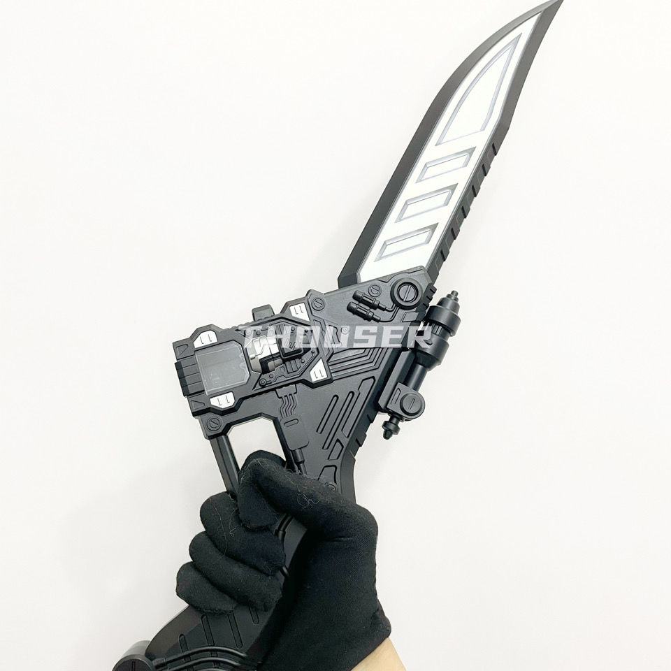 毅踏永恒之刃 假面骑士e哥刀武启1:1道具版永恒之刃音效发声假面骑士w