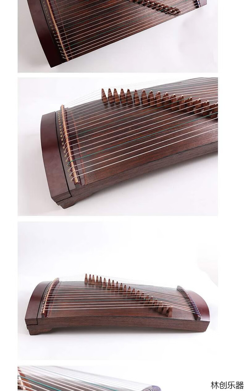 舒弗lachouffe迷你小古筝琴21弦小型初学者入门便携式儿童成人练指弹