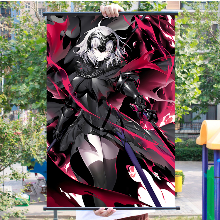 saber海报卷轴画fatesaberfgo系列黑贞超大动漫海报墙纸壁纸挂画集二