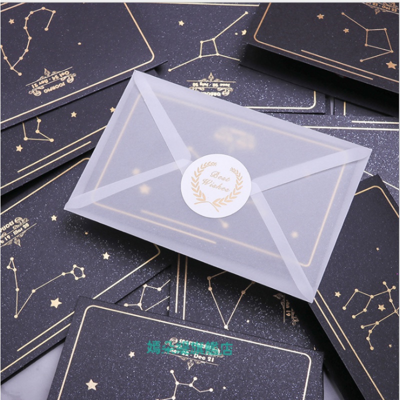 礼物礼盒贺卡商务留言卡生日祝福小卡片烫金迷你感谢礼物男女老师