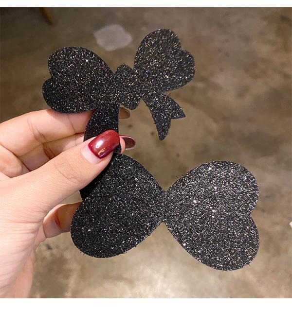 弥俏网红刘海贴闪粉碎发帖魔术贴女头饰品发粘头发贴魔法贴5款如图310