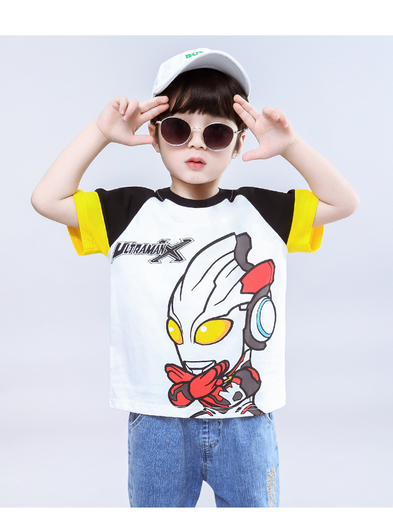 睡衣奥特曼头像款男童奥特曼衣服赛罗衣服迪迦衣服奥特曼童装纯棉