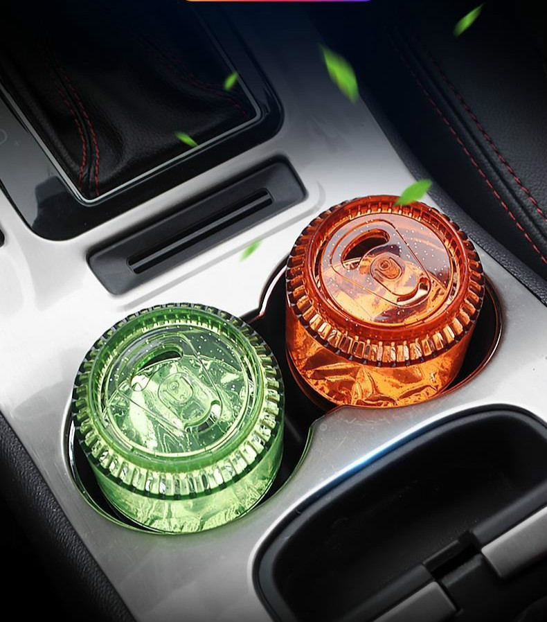 适配车载香水汽车用易拉罐香薰持久淡香车上固体香氛香膏车内饰品摆件