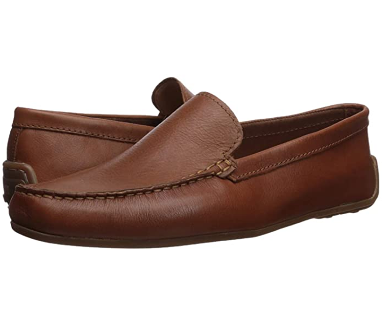 clarks/其乐男鞋软皮鞋套脚一脚蹬驾车鞋乐福鞋 navy nubuck 9.