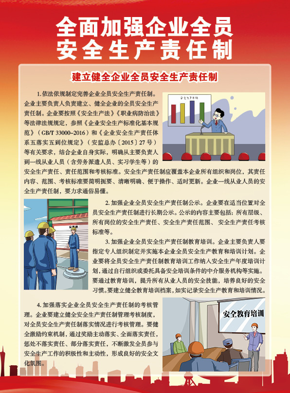 全面加强企业全员安全生产责任制宣传单100张 - - - 京东jd.com