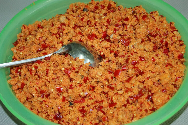 湖北荆州监利特产杂辣椒炸糊椒榨辣椒榨胡椒炸广椒下饭菜 广椒下饭菜