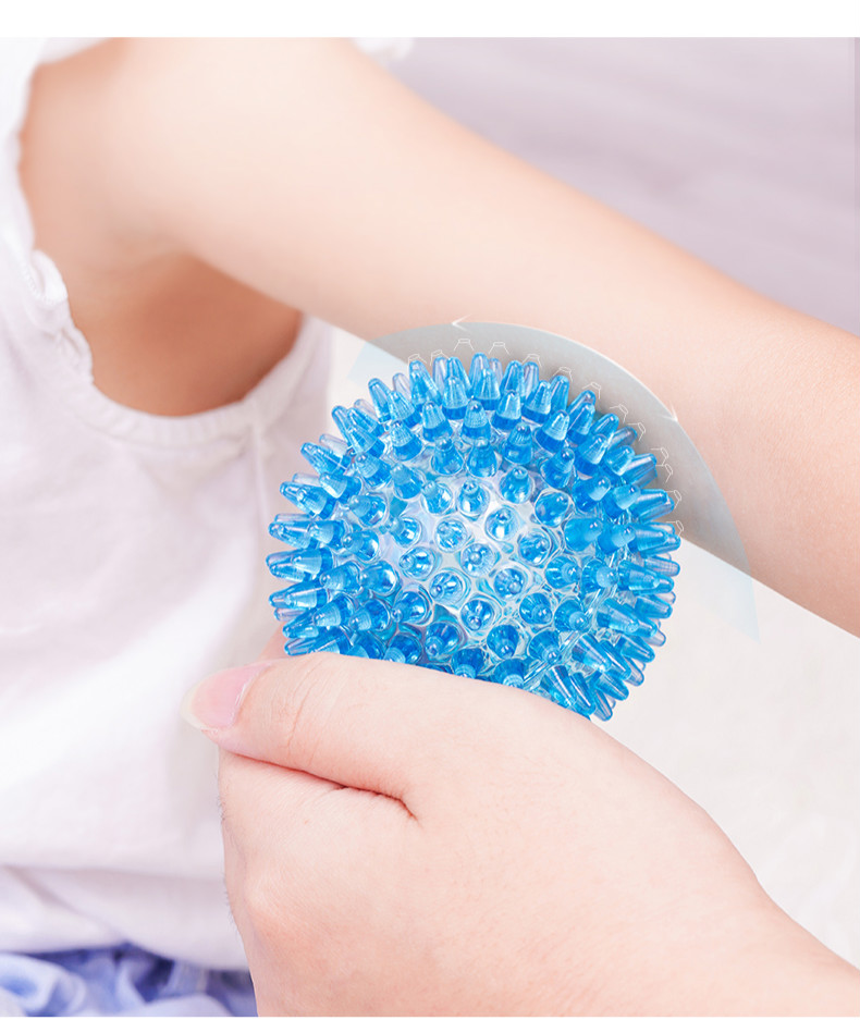 儿童节宝宝婴儿抚触按摩球儿童感统训练器材家用触觉水晶小刺球触摸