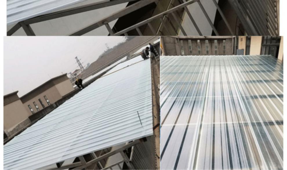 彩钢板屋顶采光瓦透明瓦彩钢瓦玻璃钢树脂石棉瓦亮瓦阳光板彩钢瓦屋顶