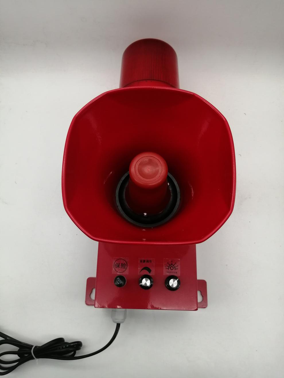 定制声光报警器大喇叭工业级超高音大功率语音报警器消防防空警报220v