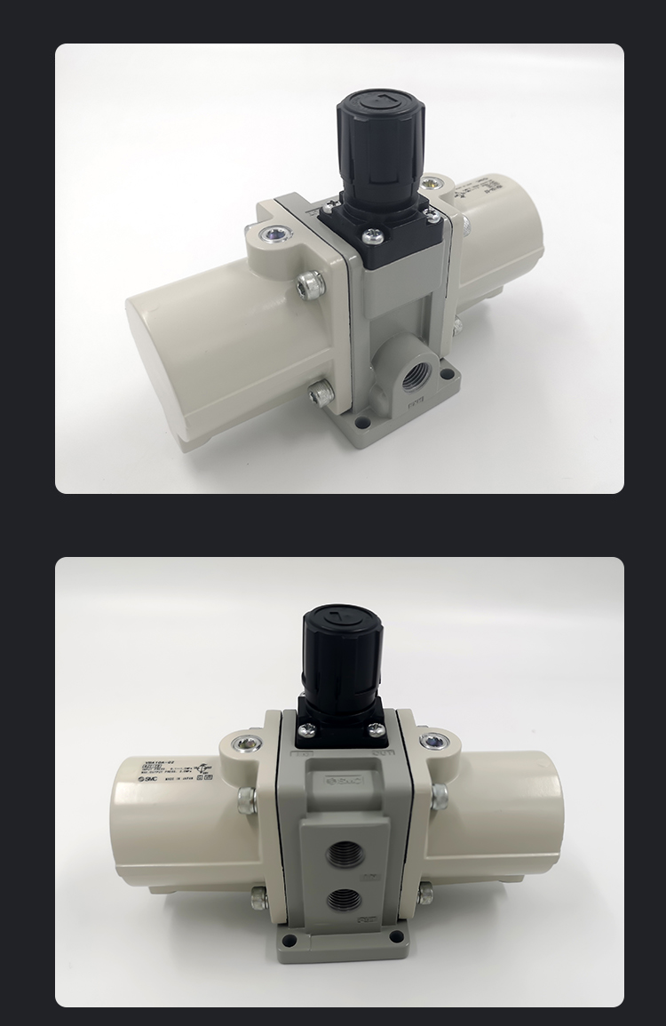 气动增压阀增压泵缸vba10a-02/02gn空压机调压阀 5升国产储气罐【图片