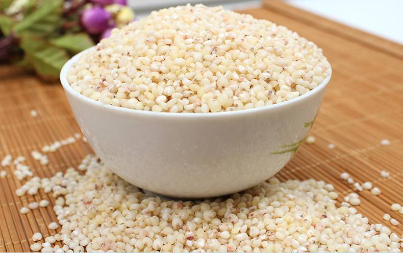 东北白高粱 现磨黏糯 食用米去皮高粱 煮粥酿酒 2斤白高粱米