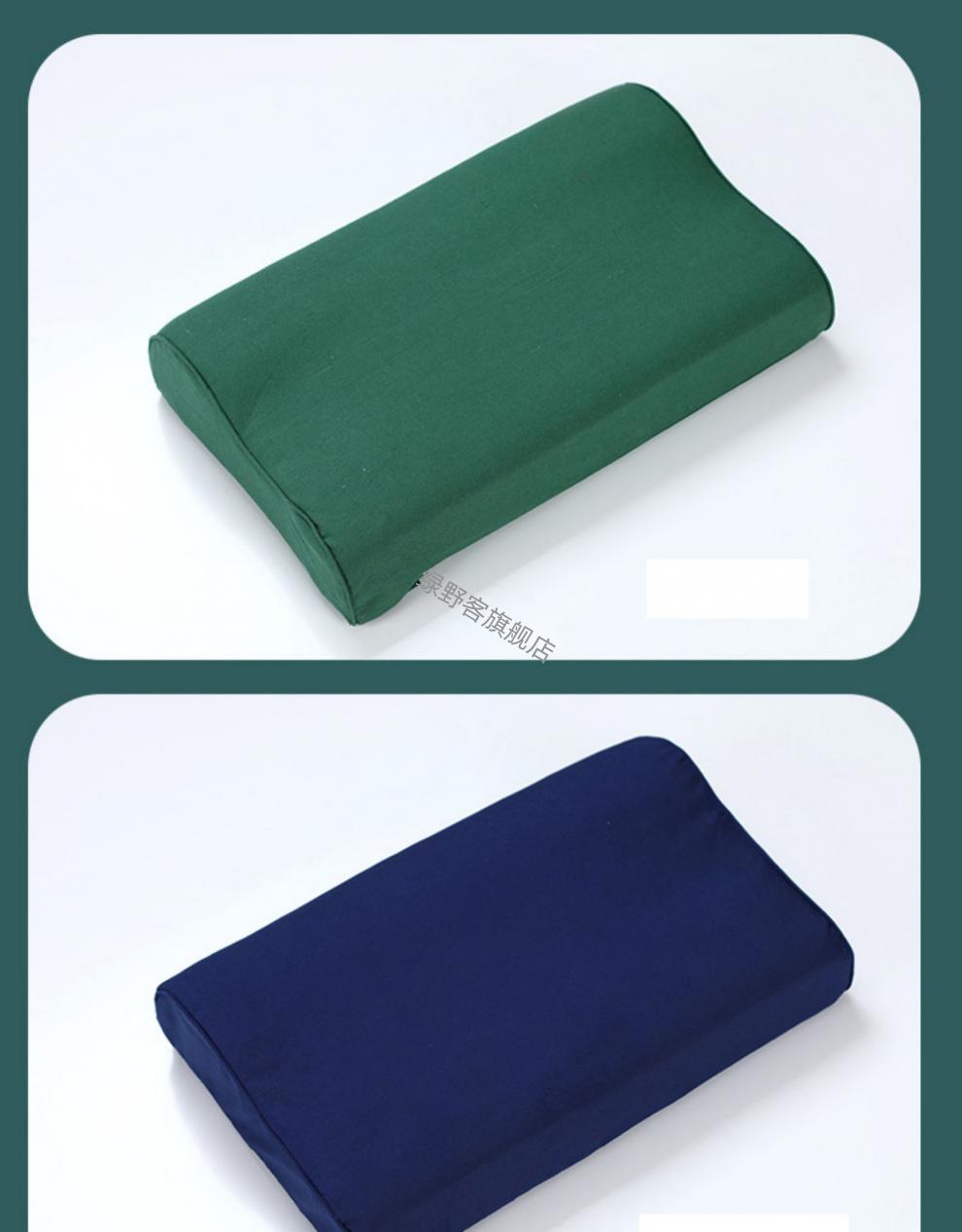 军绿色枕头军绿色枕头单人宿舍制式配发护颈学生军人偏硬枕芯军训专用