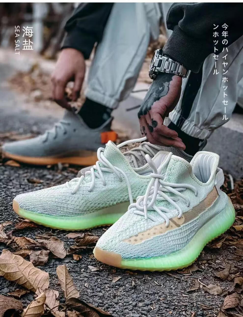 阿迪达斯(adidas)新款氧化天使椰子鞋350满天星男跑步休闲透气真爆