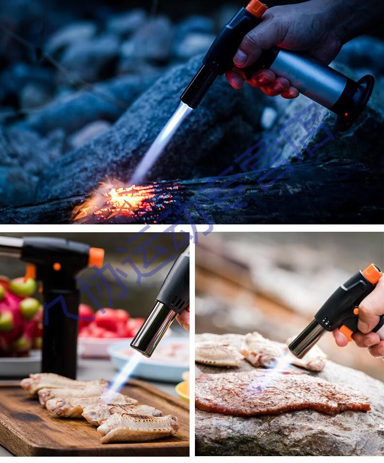 烧肉喷枪厨用寿司火焰枪用食物小型料理烘焙烧喷火枪炙烤枪 橙色204d