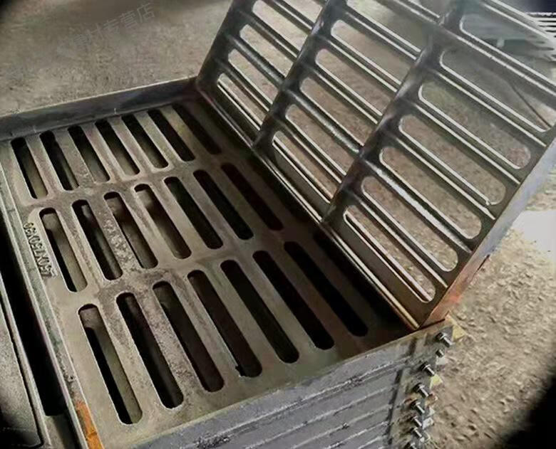 球墨铸铁井盖套篦子排水沟盖板漏水井盖下水道地沟沙井盖雨水篦子红色