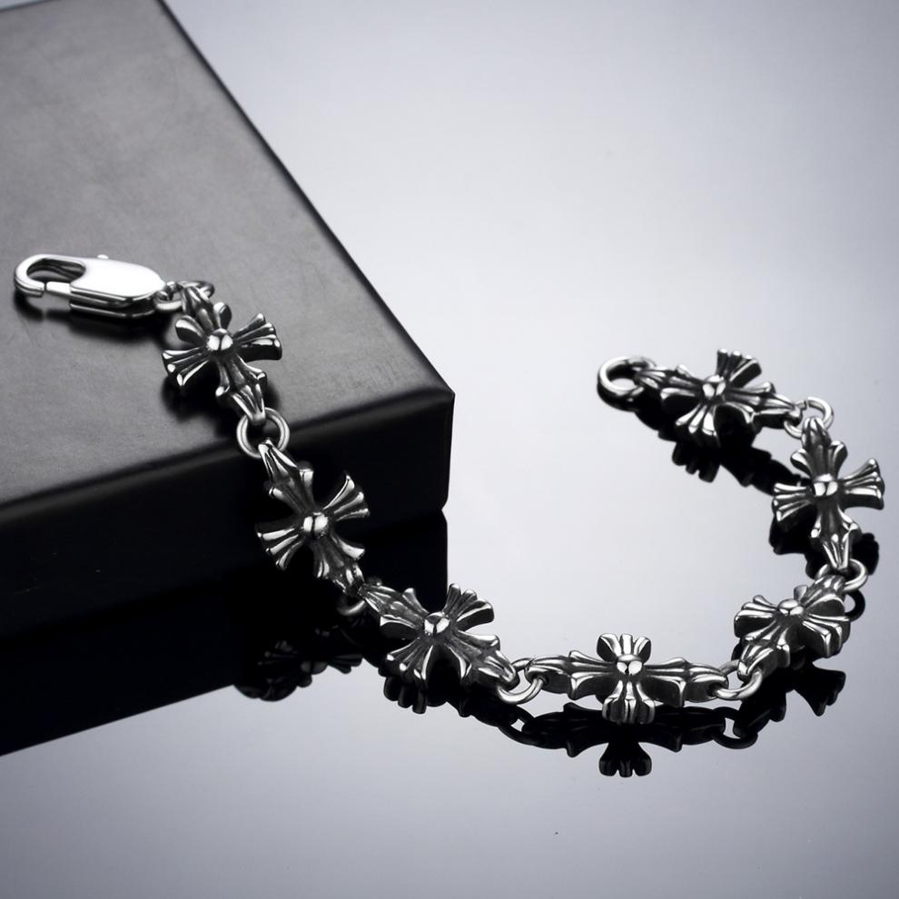 钟秀s克罗伈手链潮牌网红同款时尚嘻哈十字架男女款生日礼物补差价6