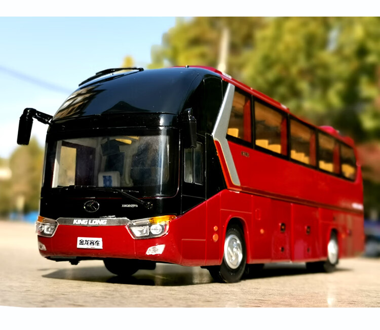 38厦门金龙 龙威xmq6129y5仿真公交车模型 金龙 龙威 【红色】【图片