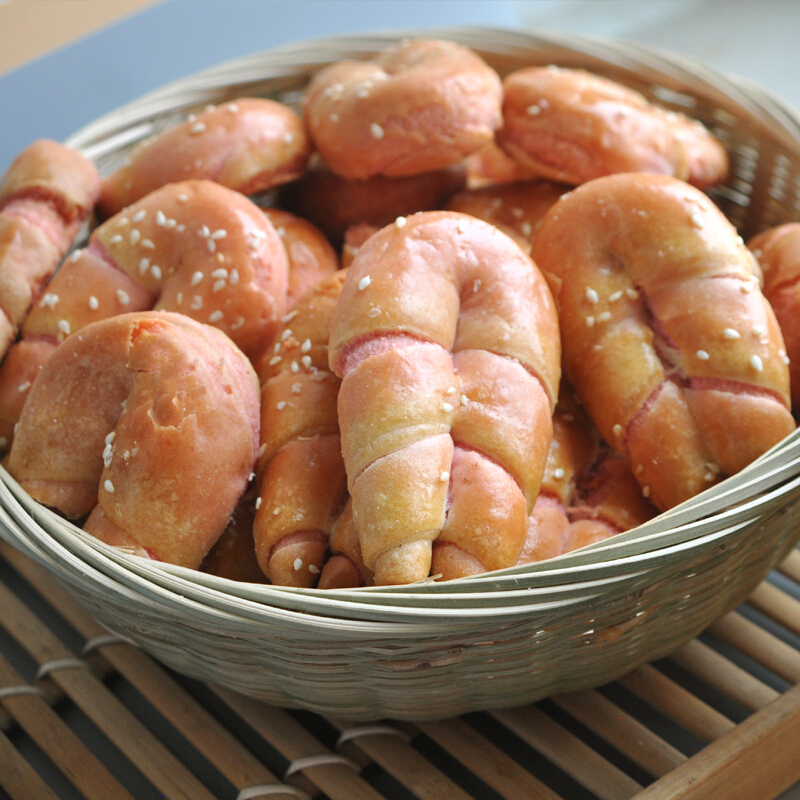 手工大虾酥特产老式散装糕点老味道老人小孩零食点心 买三斤 一斤