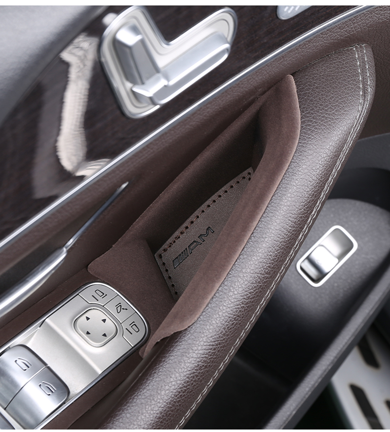 20-21奔驰gle350车内用品gle450改装gls450车门把手扶手箱储物盒 前门