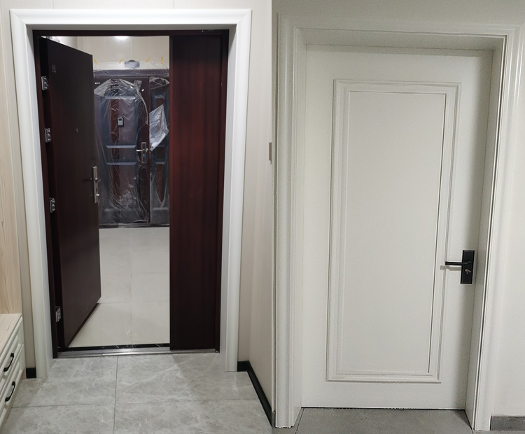 骄鹿 定制 定制垭口实木门套线门框边框窗口包边条装饰木线条窗套白色