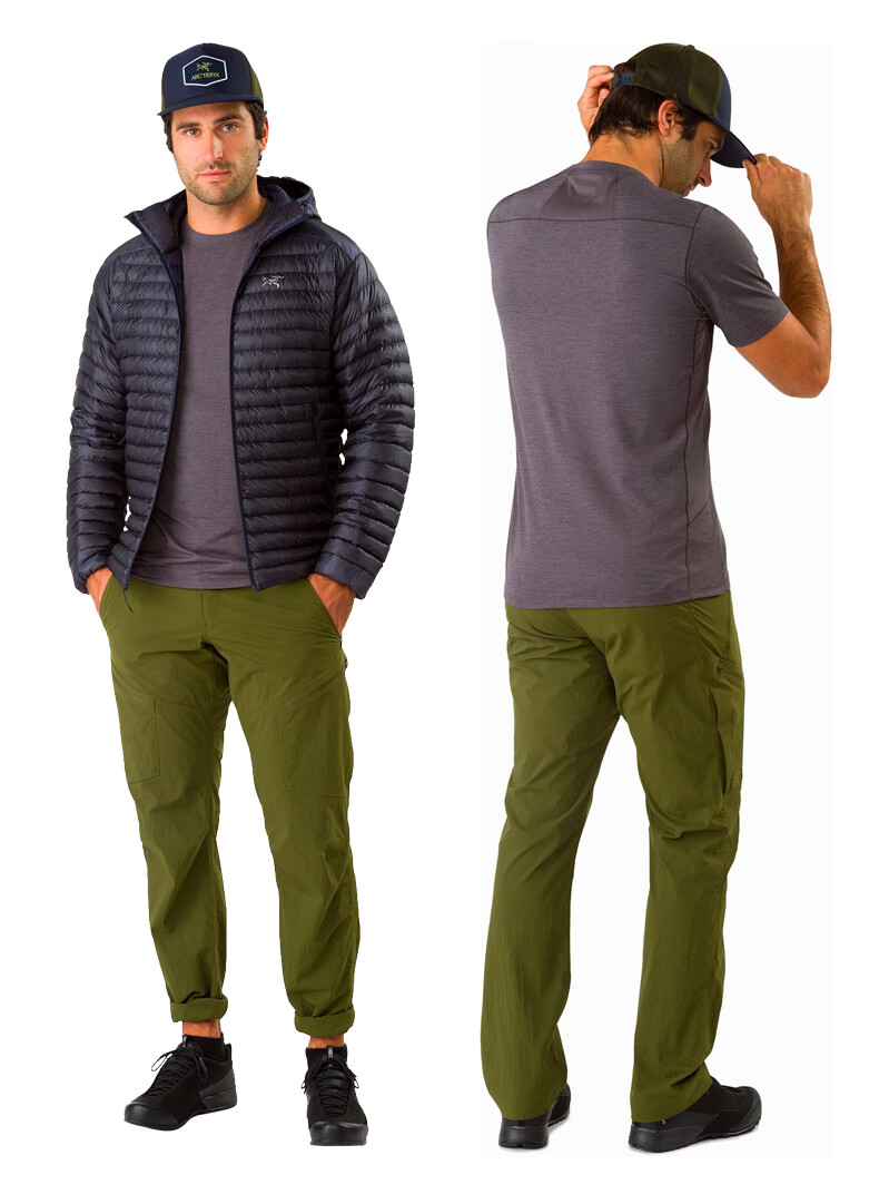 始祖鸟palisadepant男款户外运动轻薄速干长裤远足徒步休闲裤子尼龙