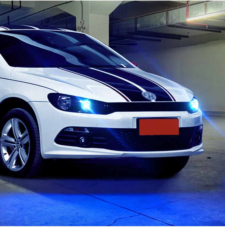 适合大众尚酷日行灯09-14款10高亮led日间行车灯11灯泡13尚酷改装 09