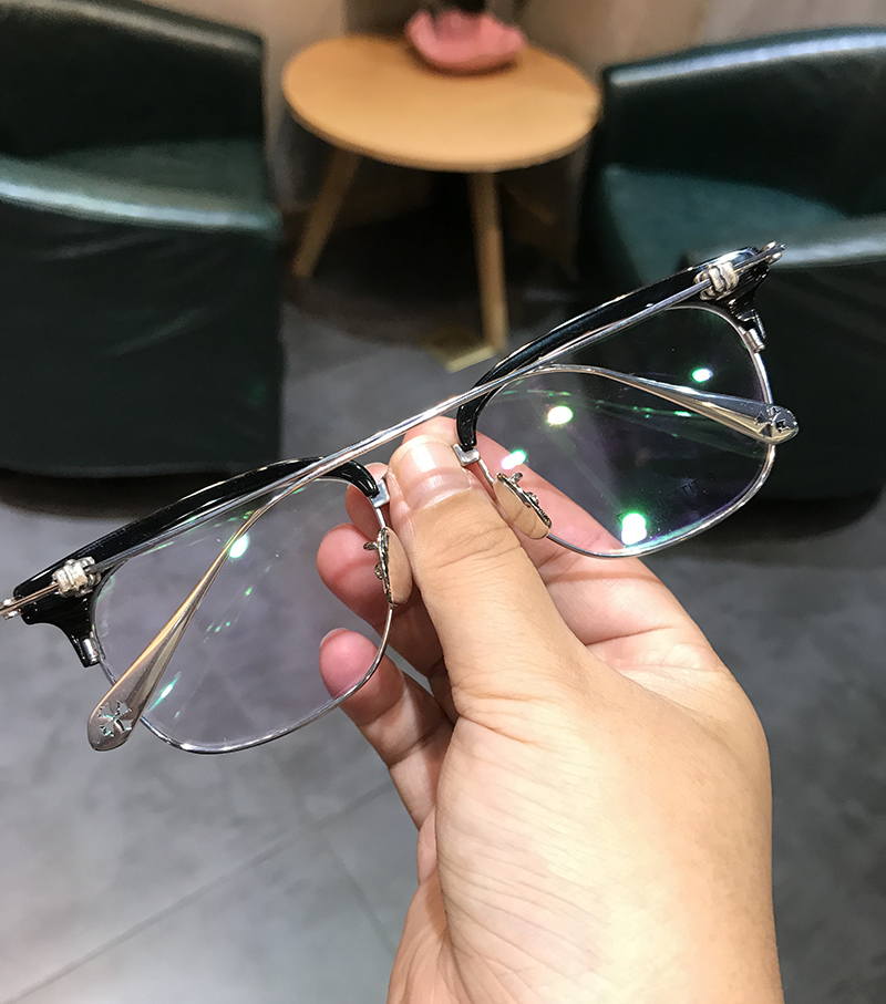 名逸纯银眼镜框男女复古大脸大框加宽可配眼镜架防蓝光防蓝光装饰护目