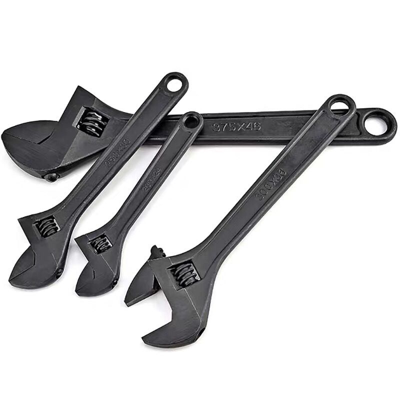 活扳手多功能大开口活口扳手卫浴管钳工具活络扳手10寸12寸6寸长150mm