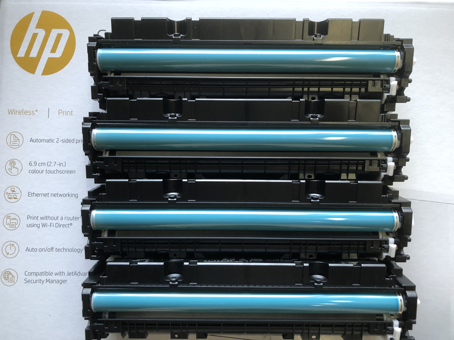 全新原装hp惠普410am452dw 452dn 477fdw 377dw cf410a盒 410a蓝色c