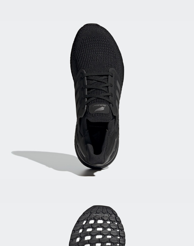adidas阿迪达斯官网ultraboost20allblacks男女随心畅跑舒适跑步鞋
