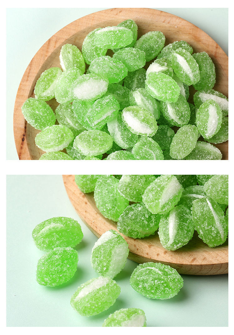 老式传统薄荷硬糖200克4袋装清凉甜橙润喉糖8090后怀旧小零食薄荷润喉