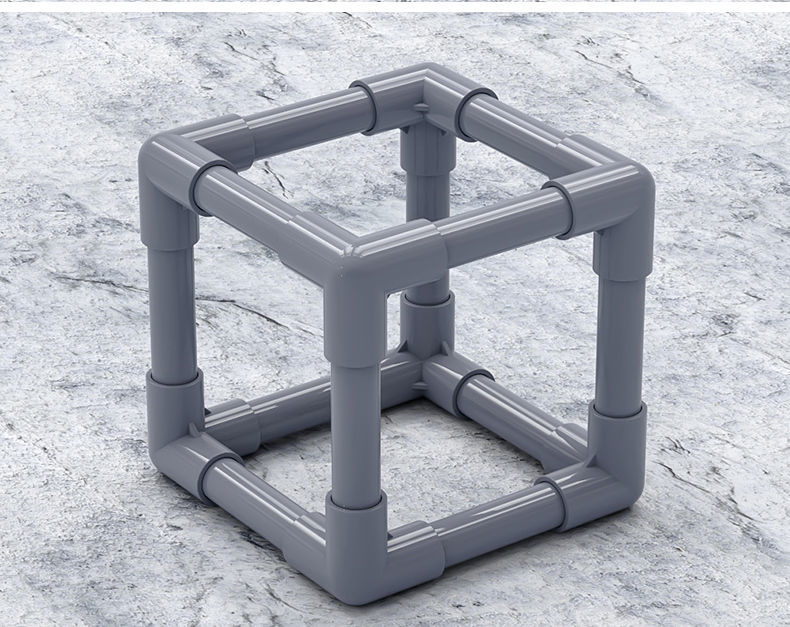 pvc立体三通四通五通六通90度直角架子接头给水管2025324050内径25mm