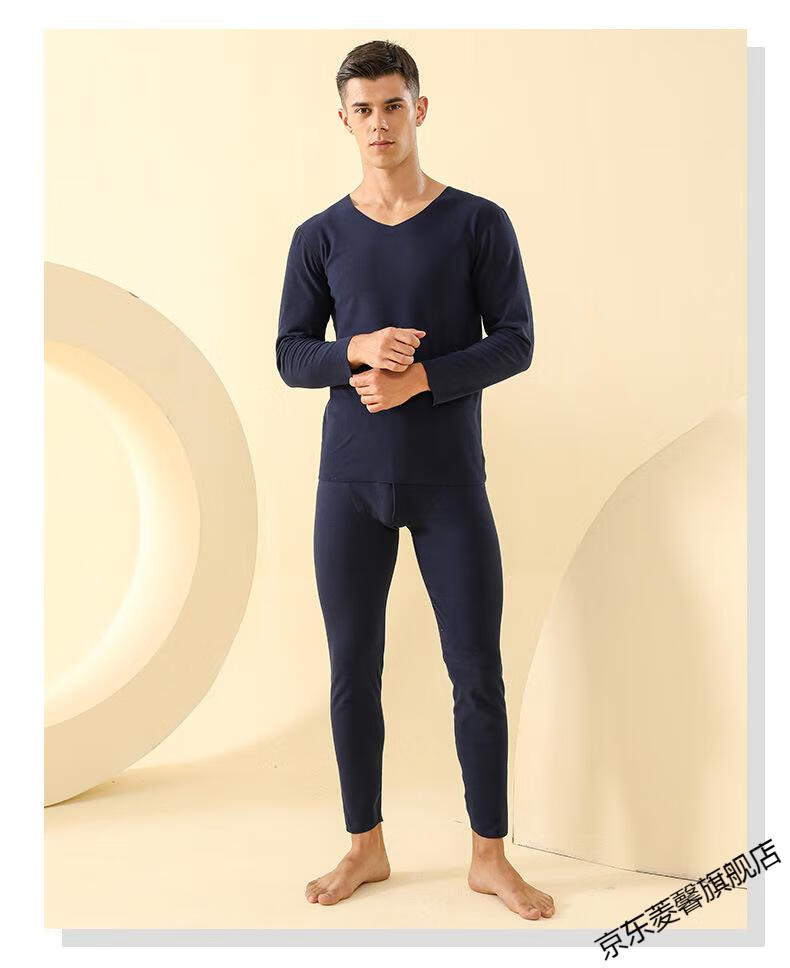 磨毛保暖内衣男焦·内色菱馨 黑色 l【图片 价格 品牌 报价】-京东