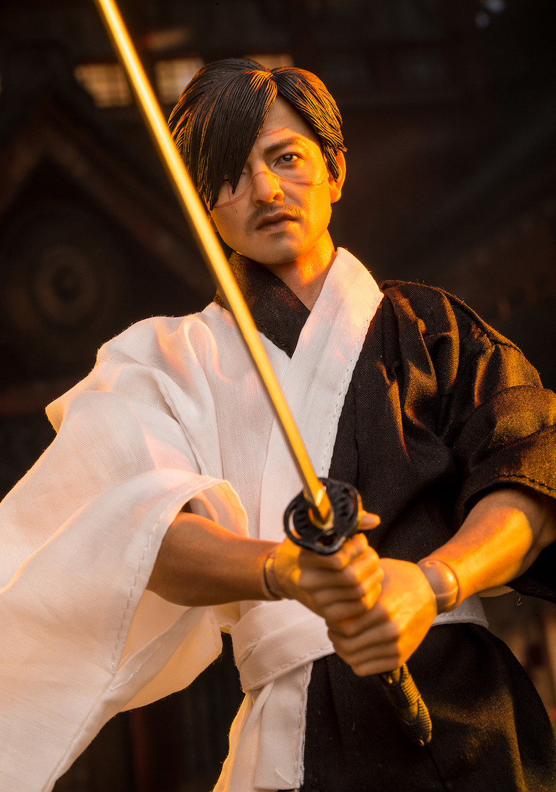 日本武士兵人偶古代古装人偶 1/6 武士兵人无限之住浪人 td-03无限之