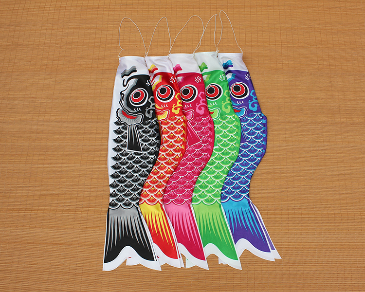 导游旗日式鲤鱼旗鲤鱼幡料理店装饰导游旗摄影道具旗拍照节庆旗 经典