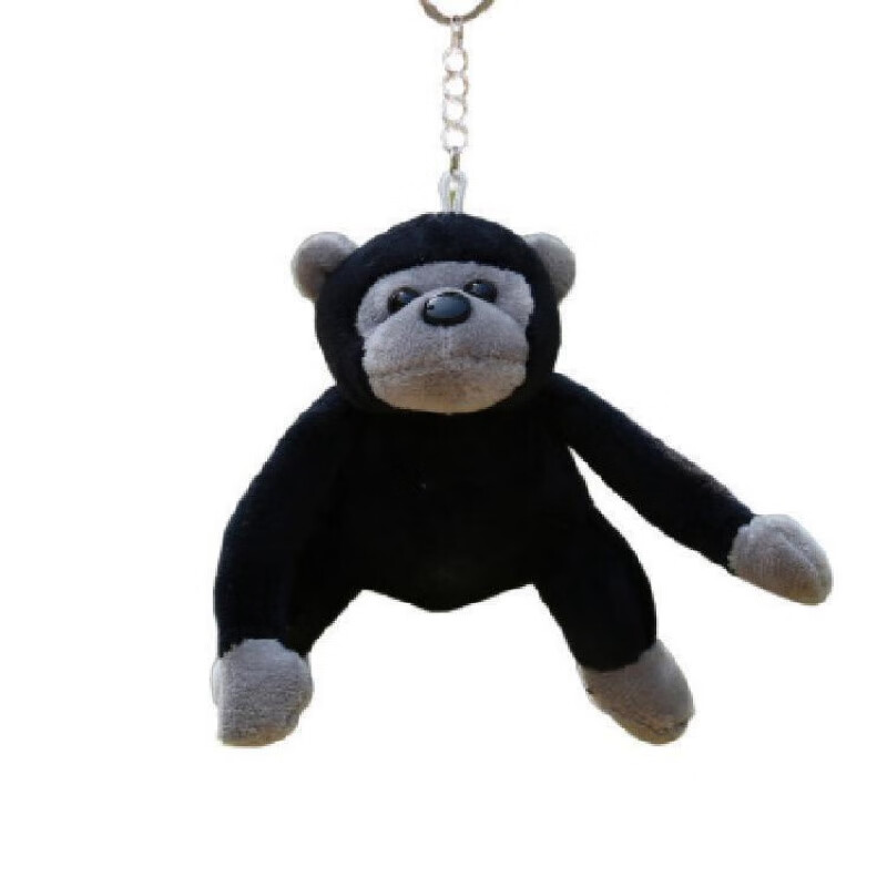 书包挂件可爱萌潮酷创意长臂猩猩挂件搞怪黑猩猩毛绒玩具书包挂件猴子