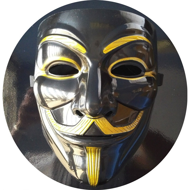 万圣节恐怖面具 黑客 v字仇杀面具 v字队面具 v怪客面具 防远光灯