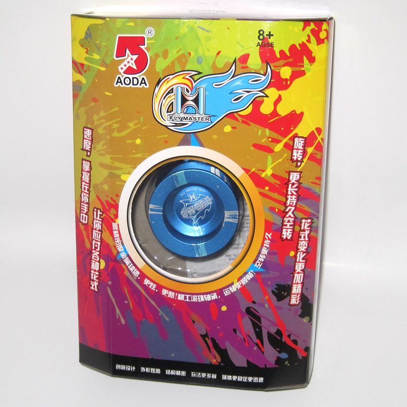 悠悠球 溜溜球 阳光/ 金色/黑色/蓝色 金属球带侧轴 透明 雪狐【图片