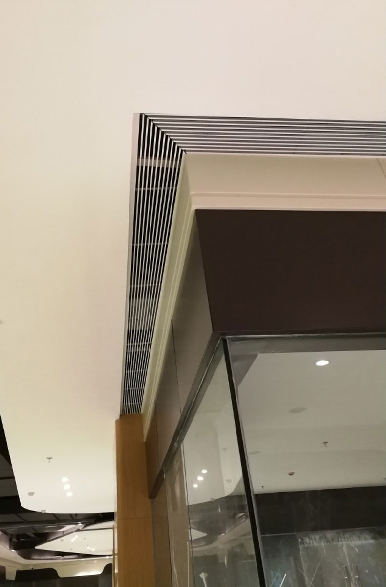 铝合金百叶窗通风口网罩出风口空调外机百叶格栅防雨百业风口装饰检修