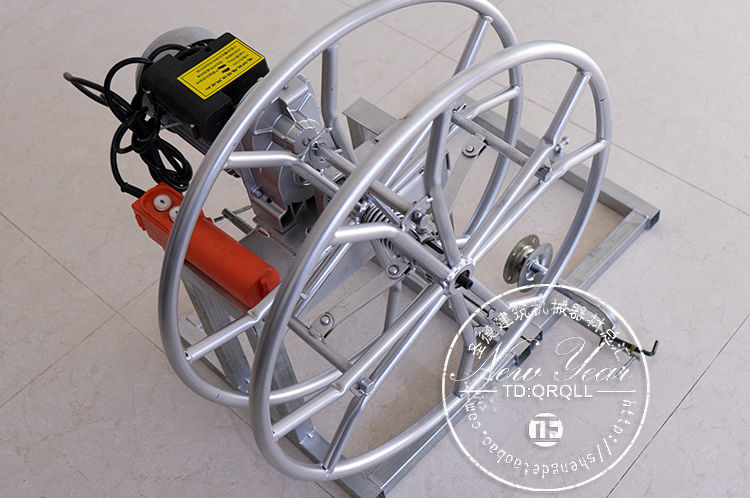 pws 钢丝绳收绳器电动吊篮电梯更换收卷器手动卷线机220v380v收线工具